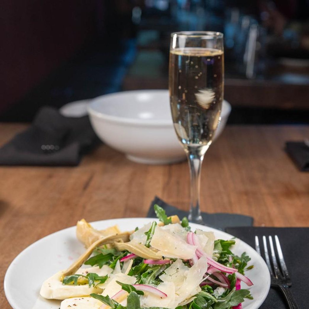 grilled lamb chop plated